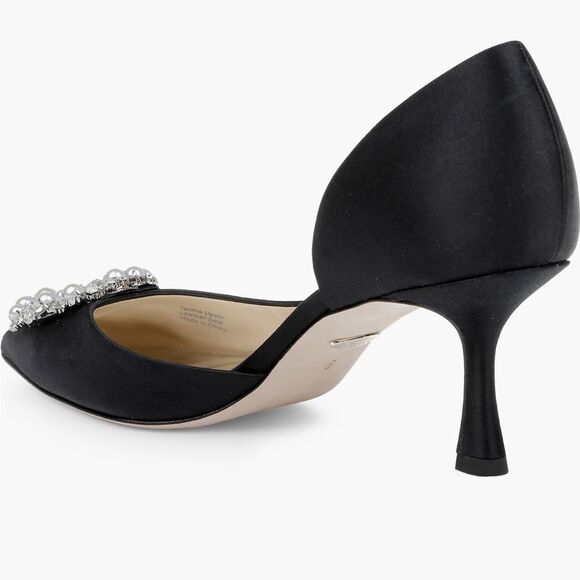 Badgley Mischka Collection Fabia Embellished Pointed Toe Pump 9 NWT $280 - Picture 2 of 7